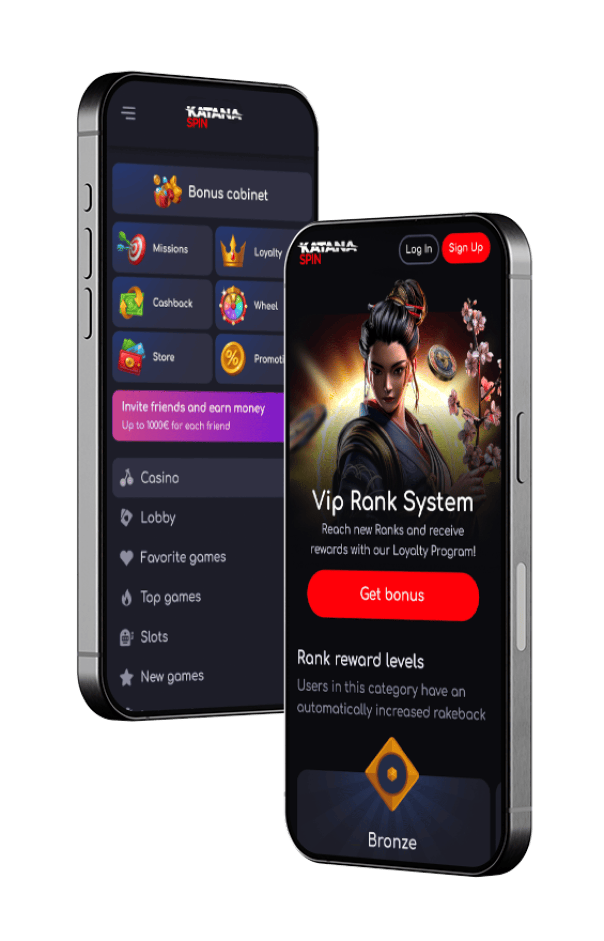 Katanaspin app